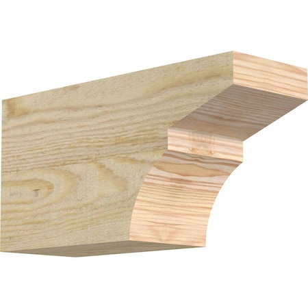 Ekena Millwork Monterey Rough Sawn Rafter Tail, Douglas Fir, 4"W x 6"H x 12"L RFT04X06X12MON00RDF